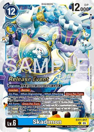 Skadimon [EX11-017] [Dawn of Liberator Release Event Cards] Foil