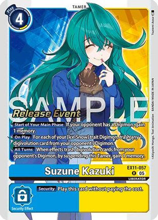 Suzune Kazuki [EX11-057] [Dawn of Liberator Release Event Cards] Foil