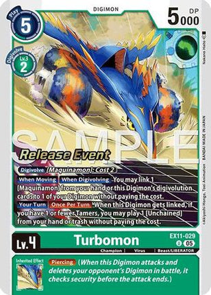 Turbomon [EX11-029] [Dawn of Liberator Release Event Cards]