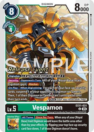 Vespamon [EX11-031] [Dawn of Liberator Release Event Cards]