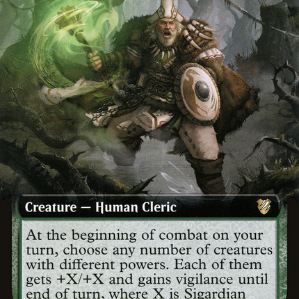 Sigardian Zealot (Extended Art) [Midnight Hunt Commander]