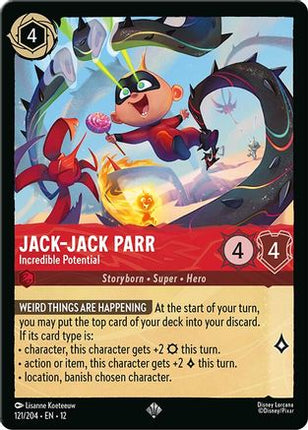 Jack-Jack Parr - Incredible Potential (121/204) - Wilds Unknown Cold Foil
