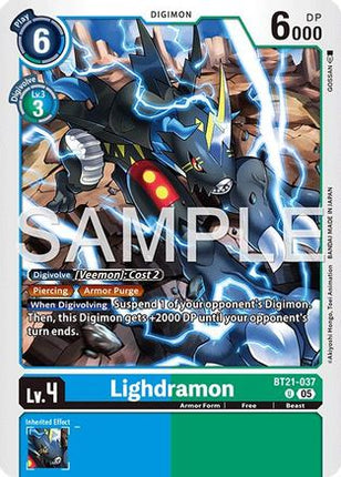 Lighdramon (Reprint) [BT21-037] [Advanced Booster Digimon Generation] Foil