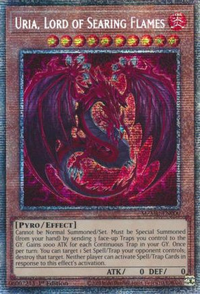 Uria, Lord of Searing Flames  [MZMU-EN000] Starlight Rare 1st Edition