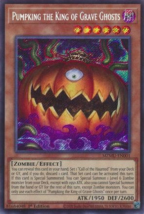 Pumpking the King of Grave Ghosts [MZMU-EN001] Secret Rare 1st Edition