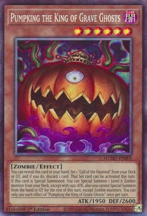 Pumpking the King of Grave Ghosts  [MZMU-EN001] Collector's Rare 1st Edition