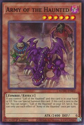 Army of the Haunted [MZMU-EN002] Super Rare 1st Edition