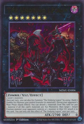The Undying Legion [MZMU-EN006] Ultra Rare 1st Edition