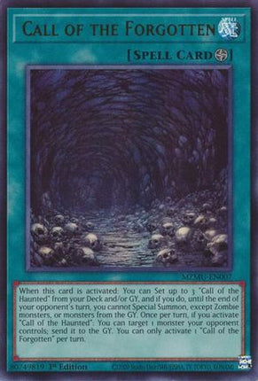 Call of the Forgotten [MZMU-EN007] Ultra Rare 1st Edition