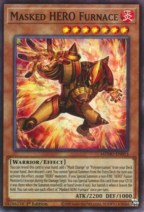 Masked HERO Furnace [MZMU-EN015] Super Rare 1st Edition