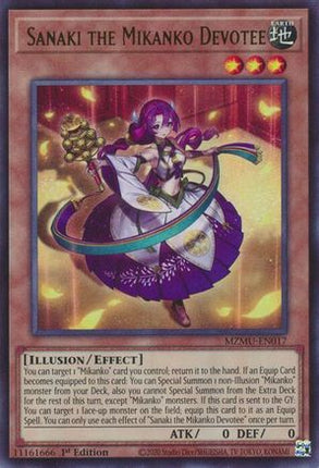 Sanaki the Mikanko Devotee [MZMU-EN017] Ultra Rare 1st Edition