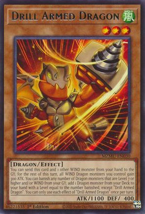 Drill Armed Dragon [MZMU-EN030] Rare 1st Edition