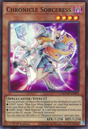Chronicle Sorceress [MZMU-EN032] Super Rare 1st Edition