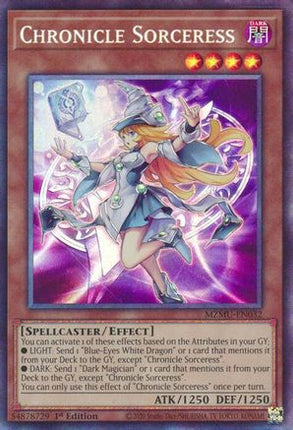 Chronicle Sorceress  [MZMU-EN032] Collector's Rare 1st Edition