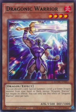 Dragonic Warrior [MZMU-EN043] Rare 1st Edition