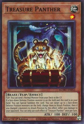 Treasure Panther [MZMU-EN053] Super Rare 1st Edition