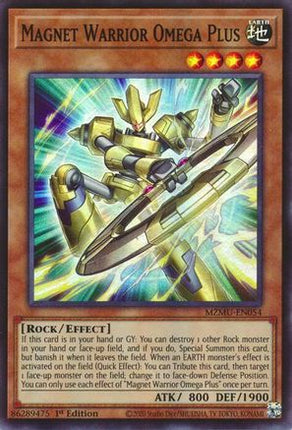 Magnet Warrior Omega Plus [MZMU-EN054] Super Rare 1st Edition