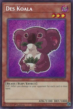 Des Koala [MZMU-EN062] Secret Rare 1st Edition