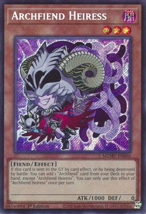 Archfiend Heiress [MZMU-EN066] Secret Rare 1st Edition