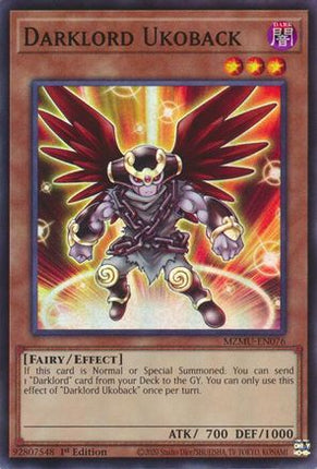 Darklord Ukoback [MZMU-EN076] Super Rare 1st Edition