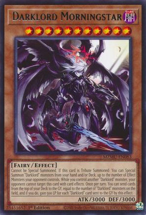 Darklord Morningstar [MZMU-EN083] Rare 1st Edition