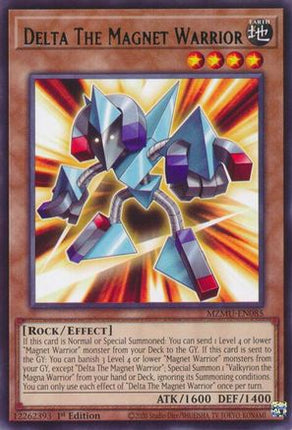 Delta The Magnet Warrior [MZMU-EN085] Rare 1st Edition