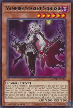 Vampire Scarlet Scourge [MZMU-EN086] Rare 1st Edition