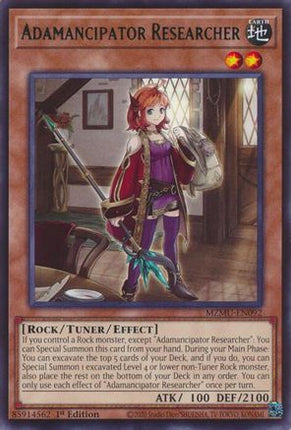 Adamancipator Researcher [MZMU-EN092] Rare 1st Edition