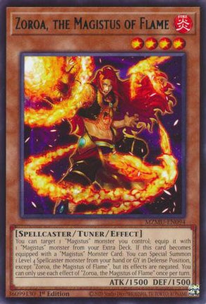 Zoroa, the Magistus of Flame [MZMU-EN094] Rare 1st Edition
