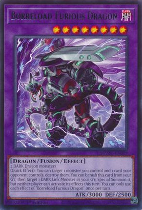 Borreload Furious Dragon [MZMU-EN099] Rare 1st Edition