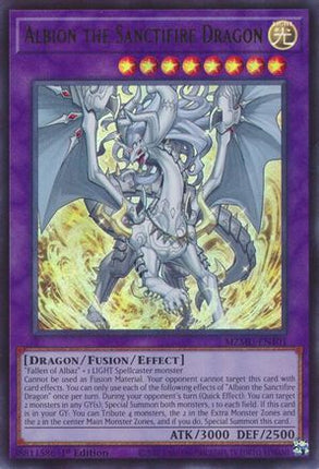 Albion the Sanctifire Dragon [MZMU-EN101] Ultra Rare 1st Edition