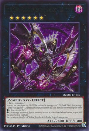 Wollow, Founder of the Drudge Dragons [MZMU-EN105] Rare 1st Edition