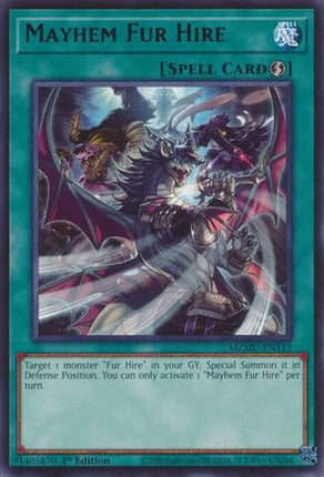 Mayhem Fur Hire [MZMU-EN115] Rare 1st Edition