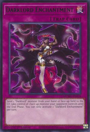 Darklord Enchantment [MZMU-EN124] Rare 1st Edition
