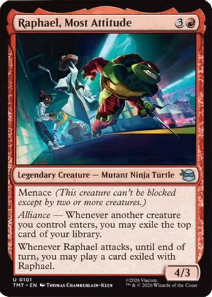 Raphael, Most Attitude [Teenage Mutant Ninja Turtles] Foil