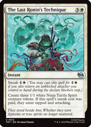 The Last Ronin's Technique [Teenage Mutant Ninja Turtles] Foil