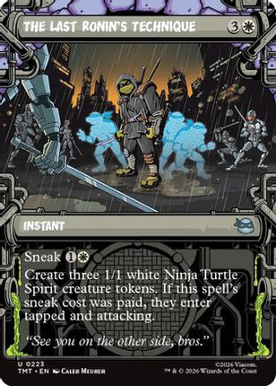 The Last Ronin's Technique (Showcase) [Teenage Mutant Ninja Turtles] Foil
