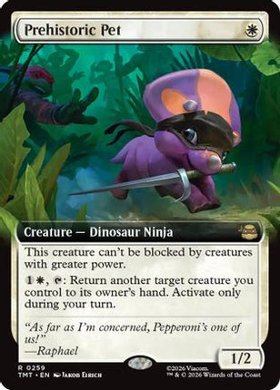 Prehistoric Pet (Extended Art) [Teenage Mutant Ninja Turtles] Foil
