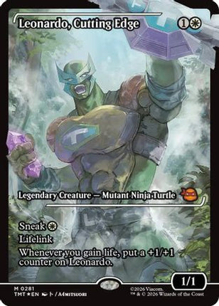 Leonardo, Cutting Edge (Showcase) [Teenage Mutant Ninja Turtles] Foil
