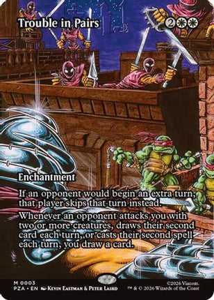 Trouble in Pairs (Borderless) [Teenage Mutant Ninja Turtles Eternal-Legal] Foil