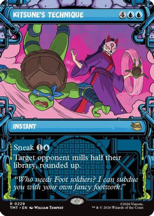 Kitsune's Technique (Showcase) [Teenage Mutant Ninja Turtles] Foil