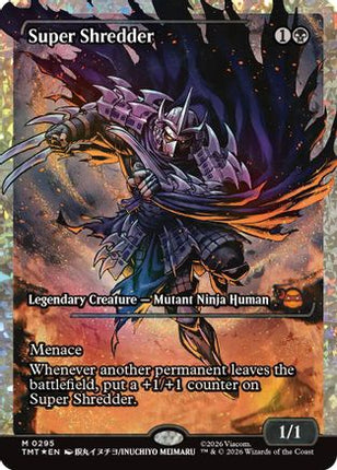 Super Shredder (Showcase) (Fracture Foil) [Teenage Mutant Ninja Turtles] Foil