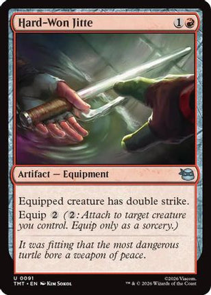 Hard-Won Jitte [Teenage Mutant Ninja Turtles] Foil