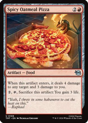 Spicy Oatmeal Pizza [Teenage Mutant Ninja Turtles] Foil