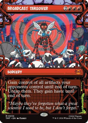Broadcast Takeover (Showcase) [Teenage Mutant Ninja Turtles] Foil