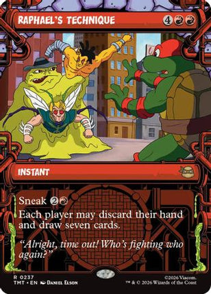 Raphael's Technique (Showcase) [Teenage Mutant Ninja Turtles] Foil