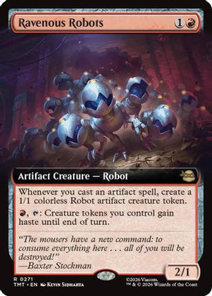 Ravenous Robots (Extended Art) [Teenage Mutant Ninja Turtles] Foil