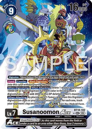 Susanoomon ACE (Alternate Art) [BT18-102] [Advanced Booster Digimon Generation] Foil
