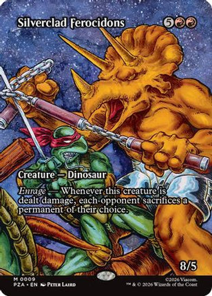 Silverclad Ferocidons (Borderless) [Teenage Mutant Ninja Turtles Eternal-Legal] Foil