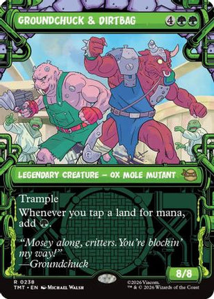 Groundchuck & Dirtbag (Showcase) [Teenage Mutant Ninja Turtles] Foil